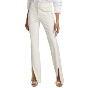 Derek Lam Women’s White Maeve Slit Hem Flare Long New size 8 Pants